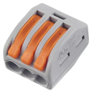 Клемма на 3 провода Wago 0,08-2,5 кв.мм